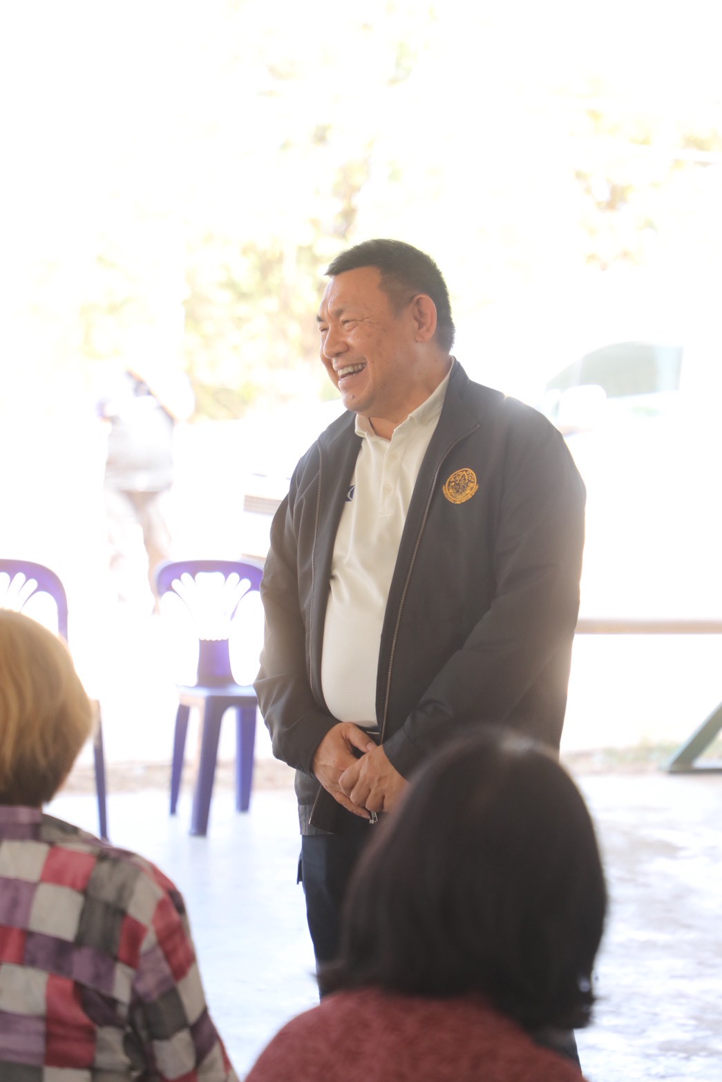 title - เลขาฯ ส.ป.ก. รุดให้กำลังใจพี่น้องเกษตรกรในเขตปฏิรูปที่ดินพื้นที่ชายแดนอุบลฯ ใกล้จุดสู้รบเพียง 7 กม.